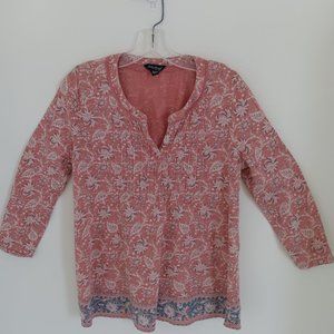 Lucky Brand pin tuck top